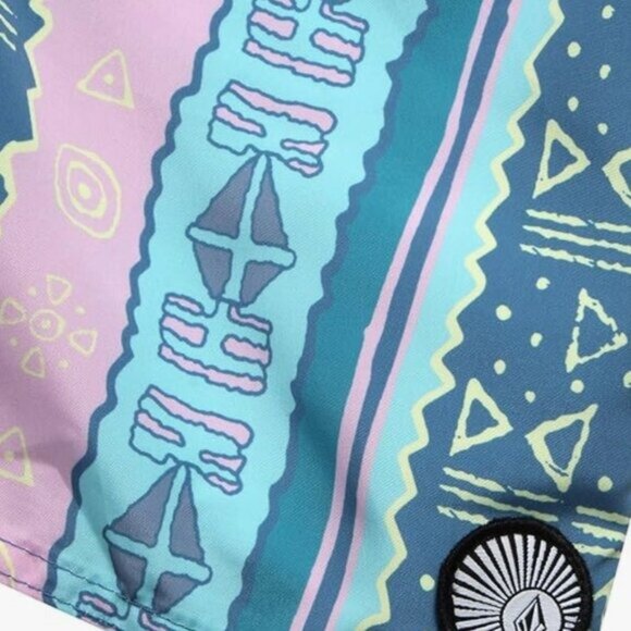 BUNDLE of 4! New Hurley Board Shorts Volcom Swim trunks Quicksilver Boys sz 14 - Picture 15 of 16